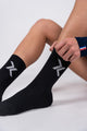 chaussettes hautes de running noir