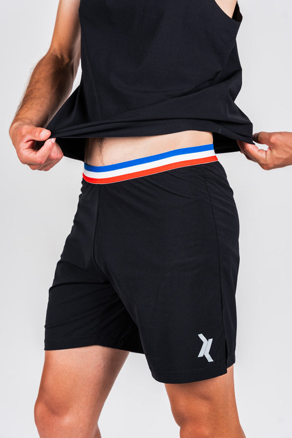 Short de running homme ajusté