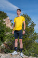 t-shirt running homme anti odeurs jaune