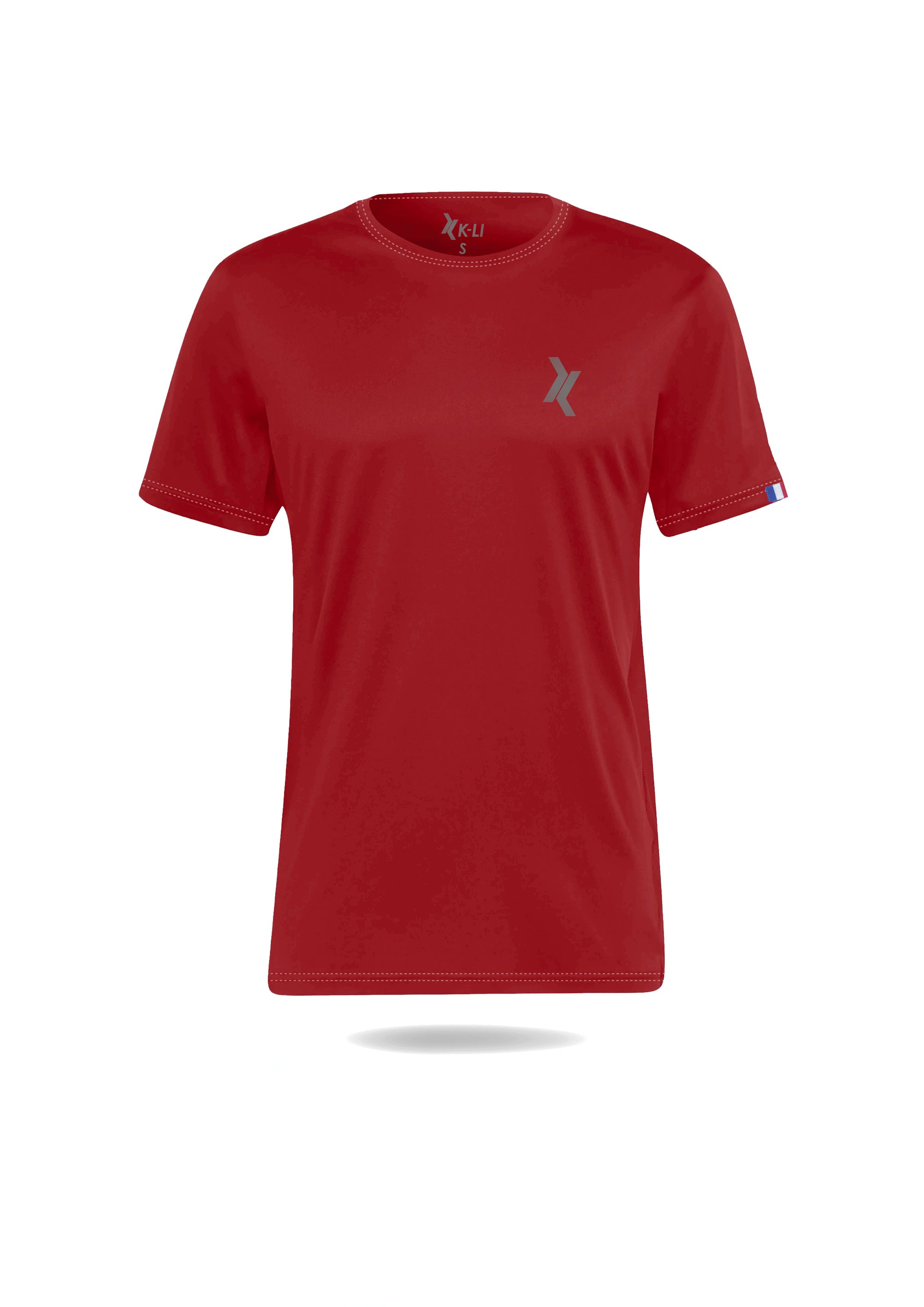 Tee shirt rouge online bordeaux homme